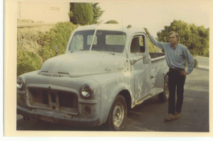 Bill Pfanner and his Truck he never got to restore