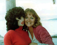 Sue Olney and just one of the clowns at WindanSea